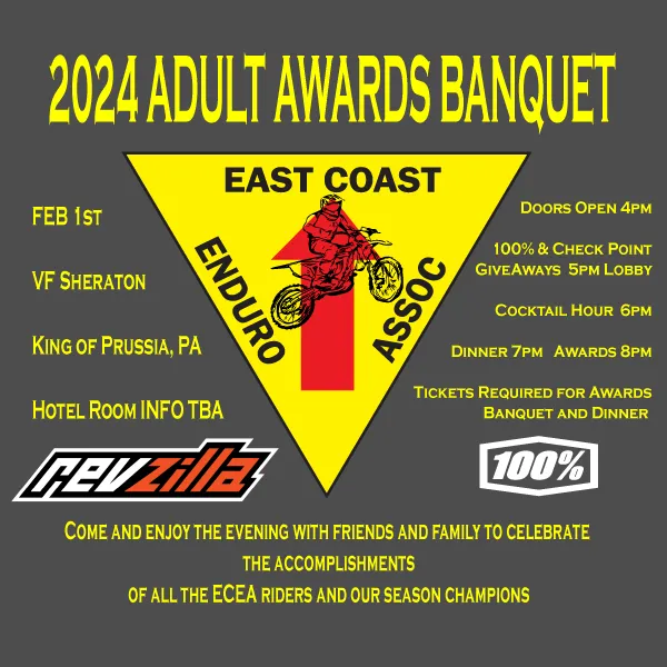 2024 Enduro / Harescramble Awards Banquet - LAST CALL TICKETS