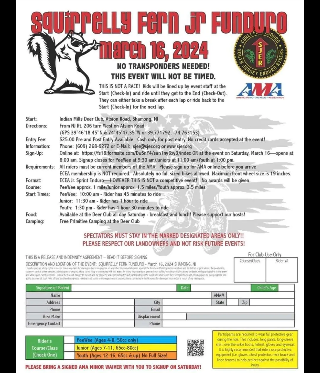 Squirrely Fern Enduro