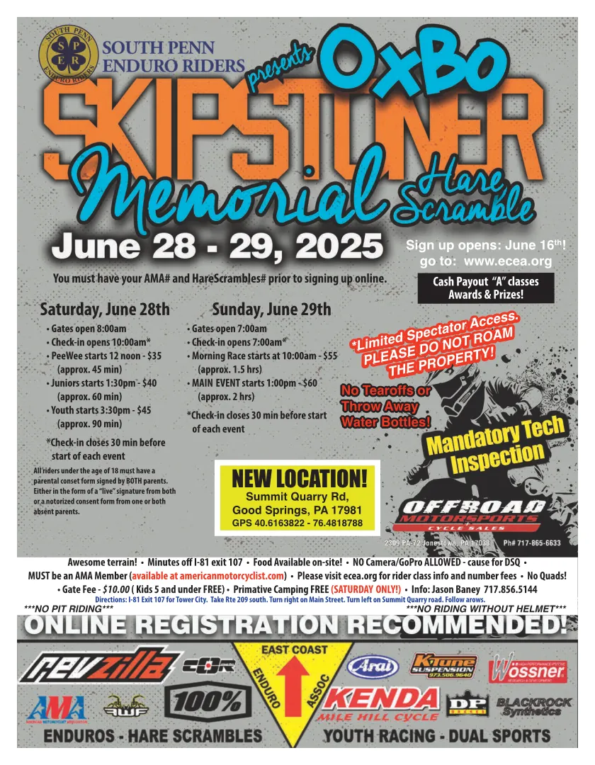 OXBO-Skip Stoner Memorial