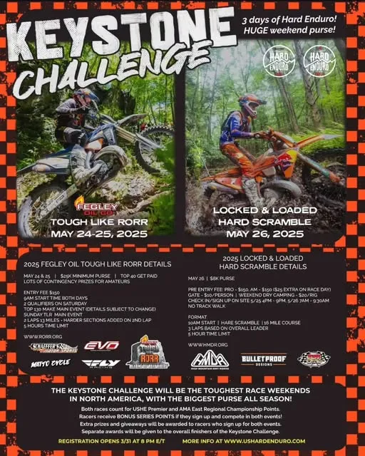 US Hard Enduro Series - PA Challenge with Tough-Like-Rorr and the