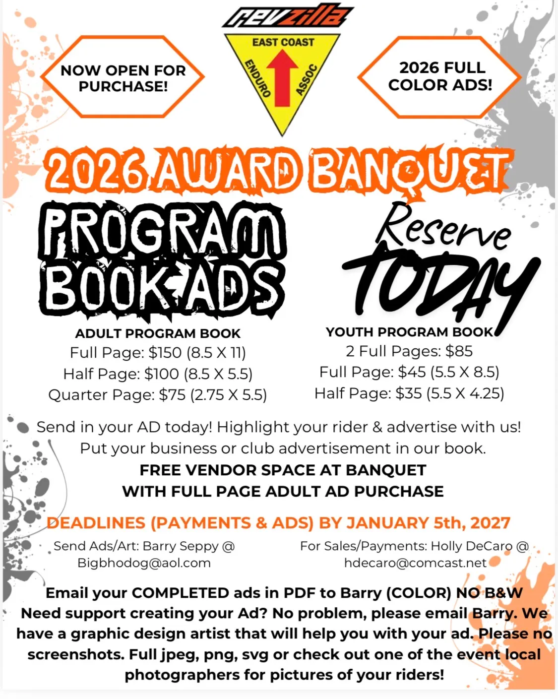 adult banquet save the date