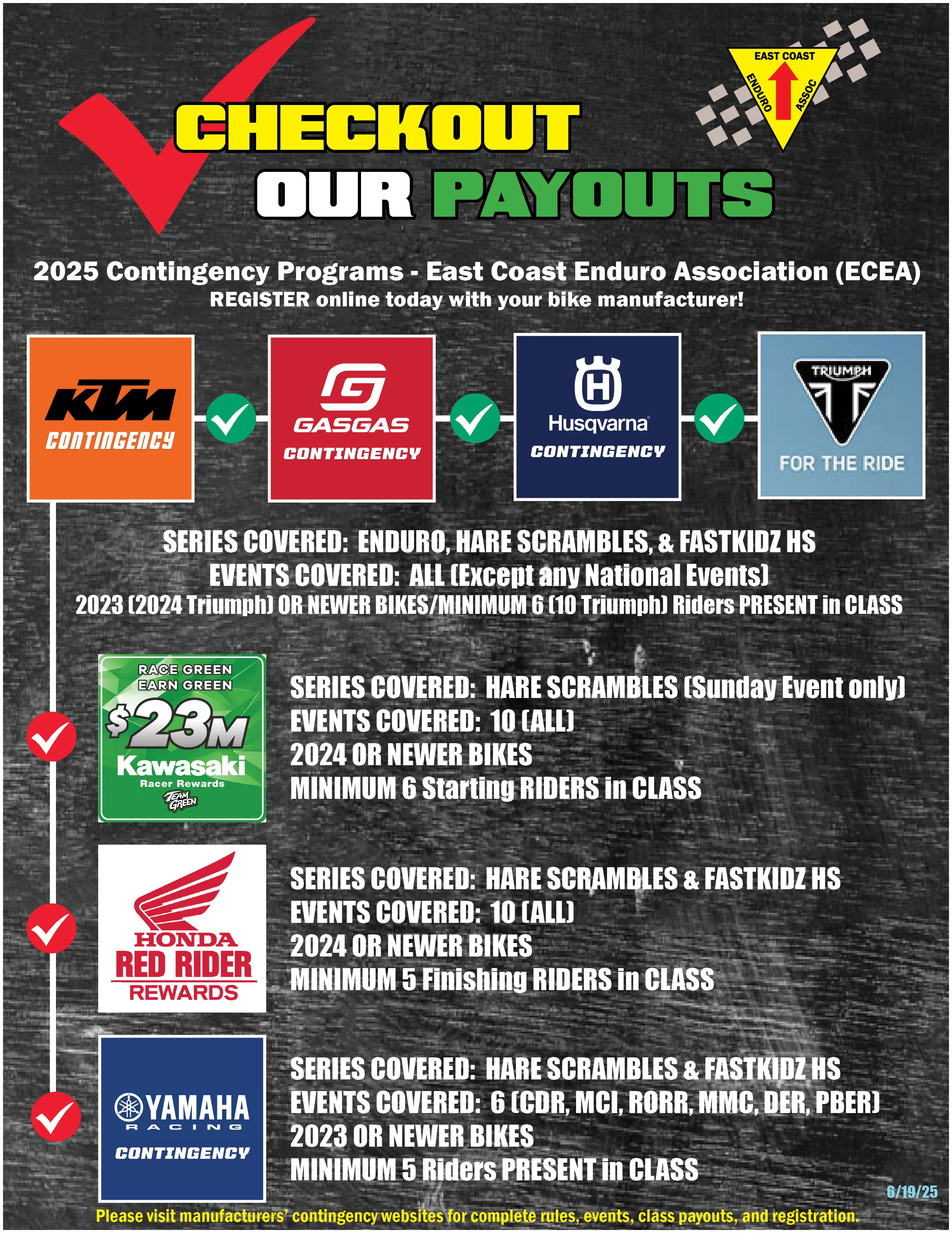 Triumph Now a Contingency Sponsor