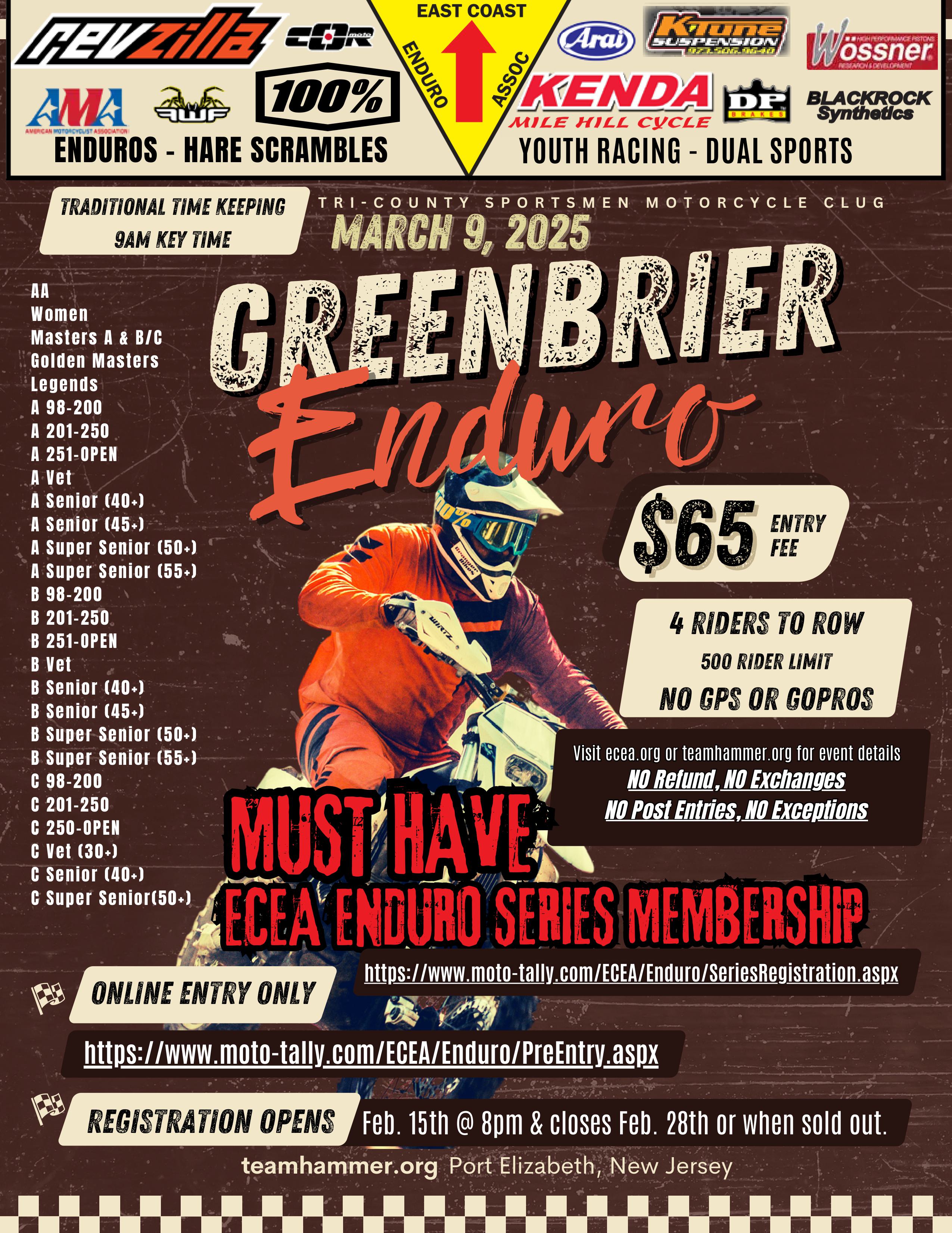 Greenbrier Enduro